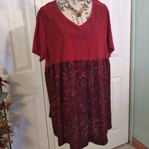 459 jeaniemade Size 3X Tunic
